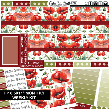 November Poppies #301 || Big HP Monthly