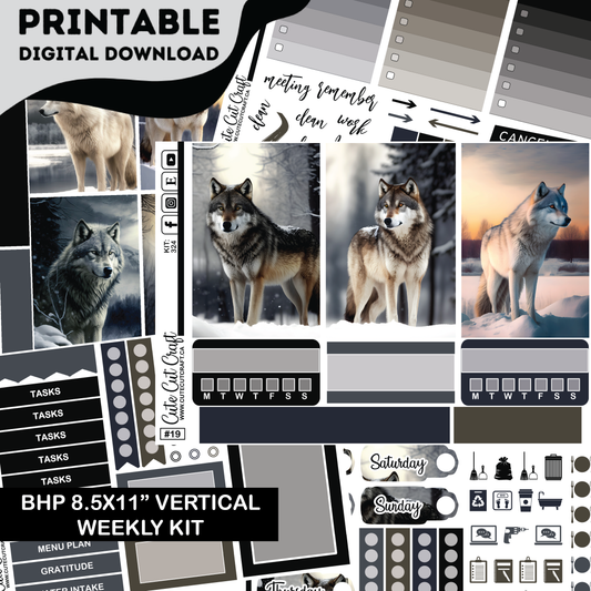 Winter Wolf #324 || Big HP [PRINTABLE]