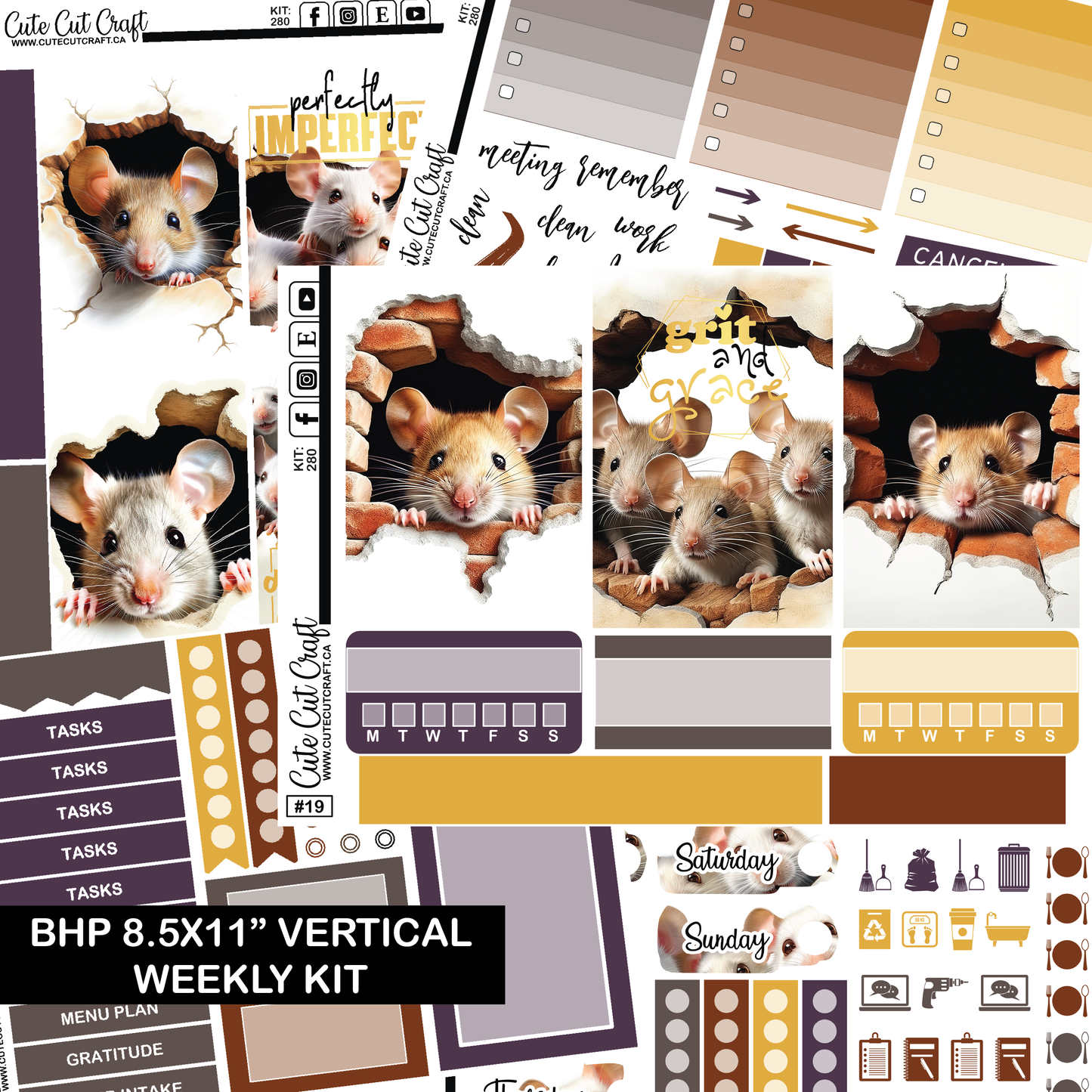 Happy Mice #280 || HP Big Weekly Kit