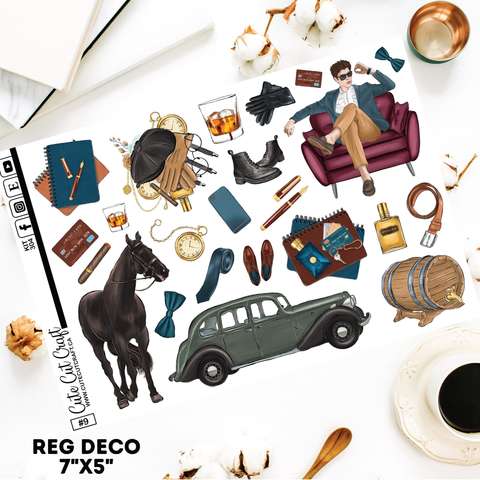 Gentleman #304 || Deco Sheets