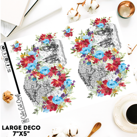 Floral Map #320 || Deco Sheets