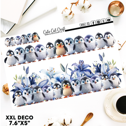 Winter Penguin #322 || Deco Sheets