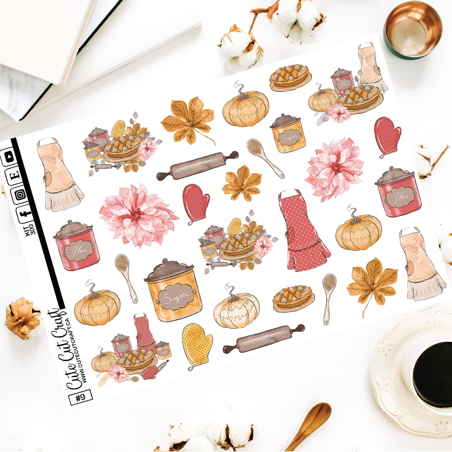 Fall Baking #300 || Deco