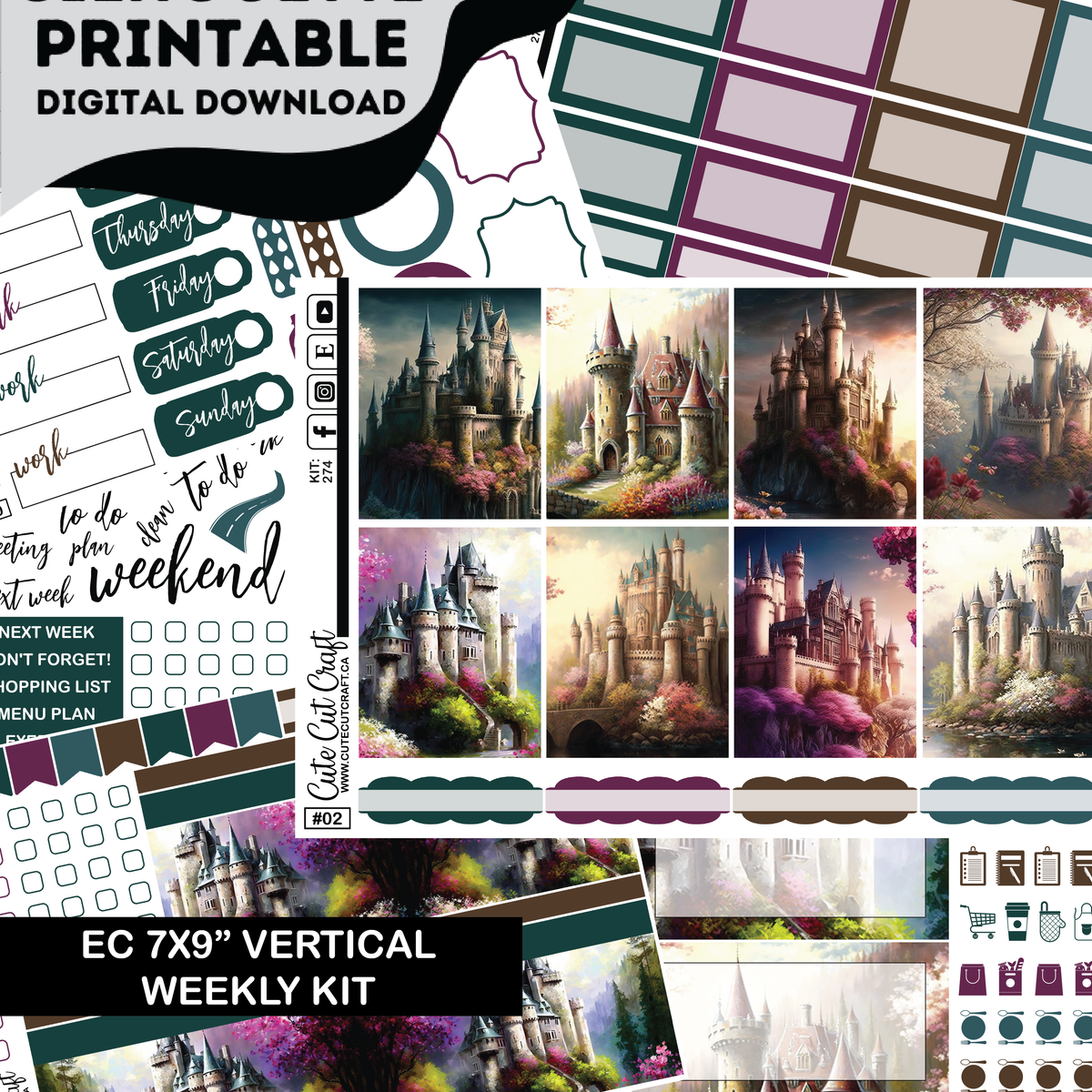 Dream Castle #274 || ECLP Kit [PRINTABLE]