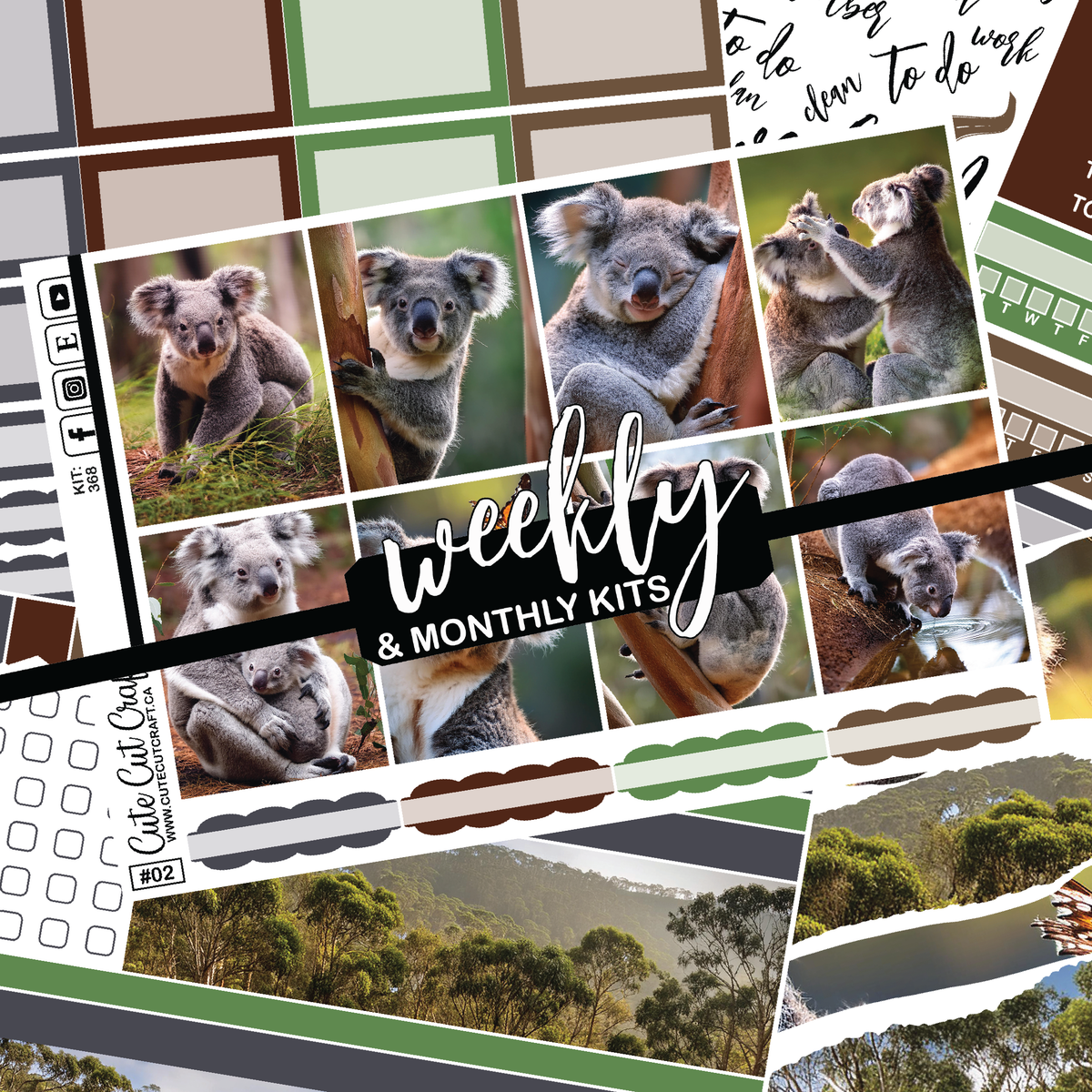 Cute Koala #368 || ECLP Weekly & Monthly