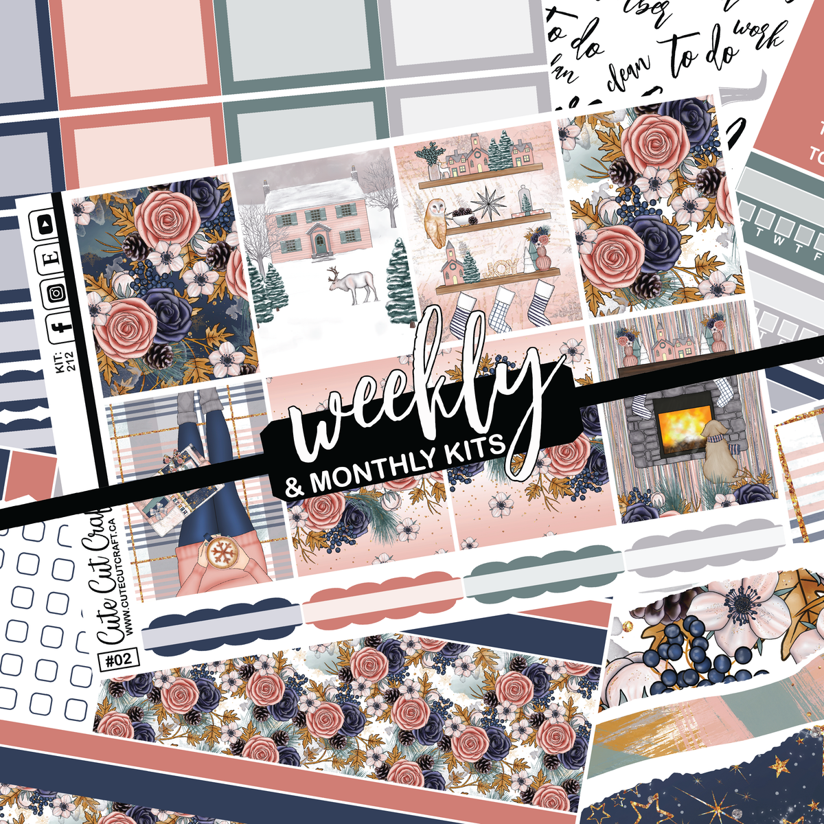 Rosy Cozy #212 || ECLP Weekly & Monthly