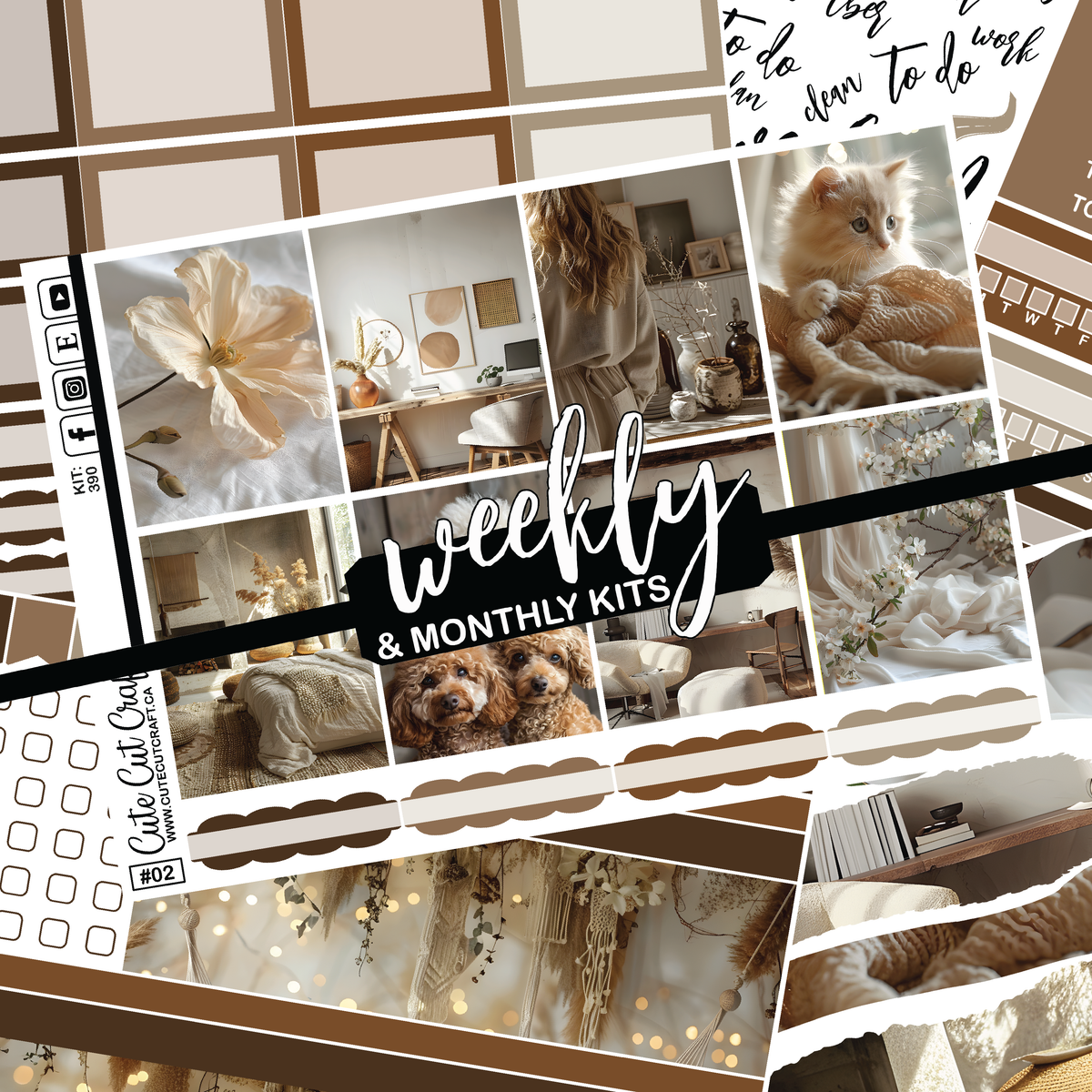 Home Getaway #390 || ECLP Weekly & Monthly