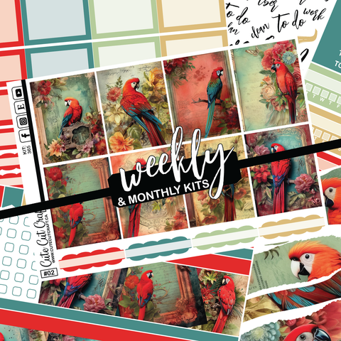 Red Parrot #365 || ECLP Weekly & Monthly