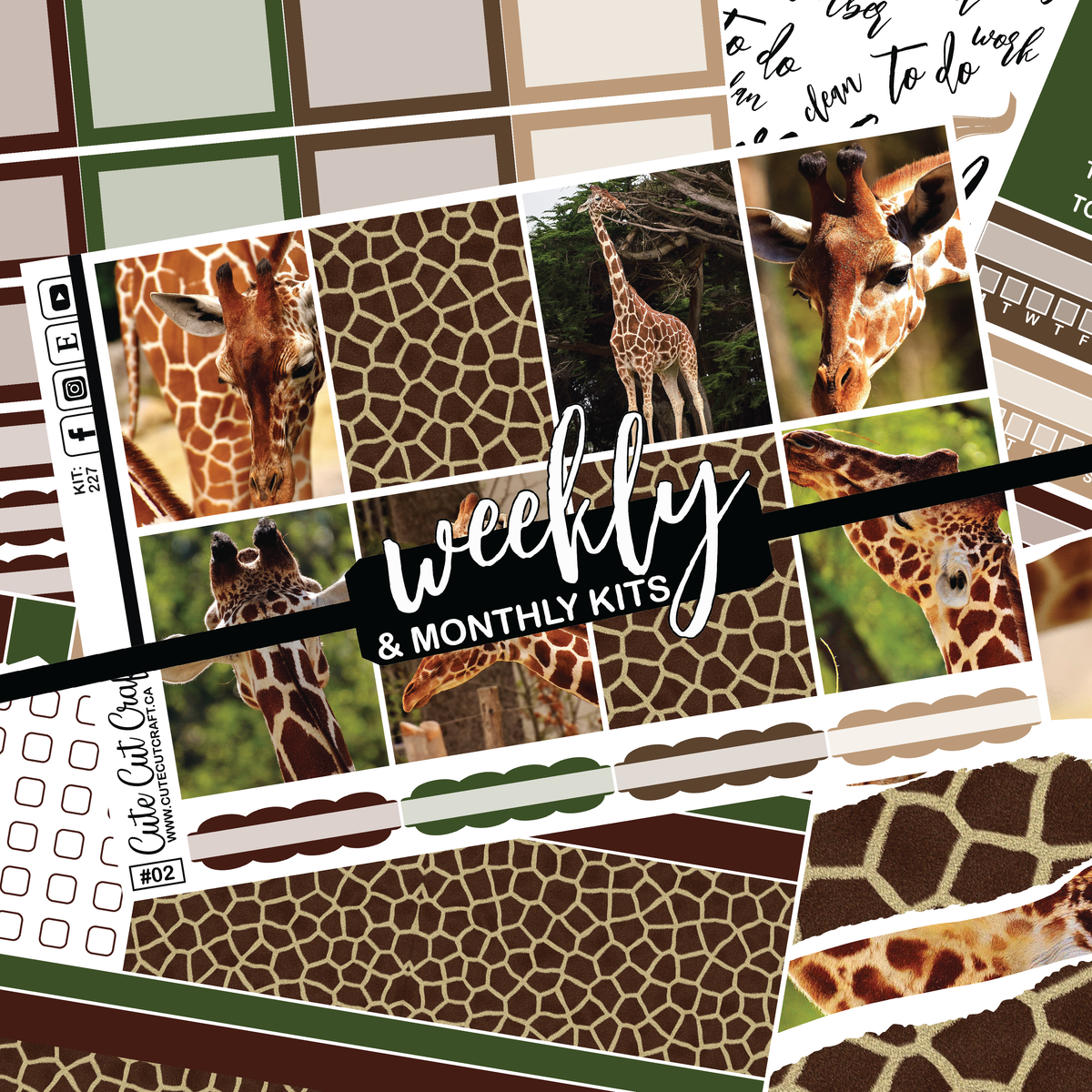 Giraffe #241 || ECLP Weekly & Monthly