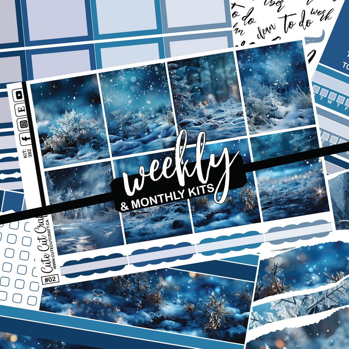 Blissful Blue #382 || ECLP Weekly & Monthly