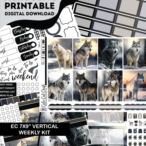 Winter Wolf #324 || ECLP Kit [PRINTABLE]