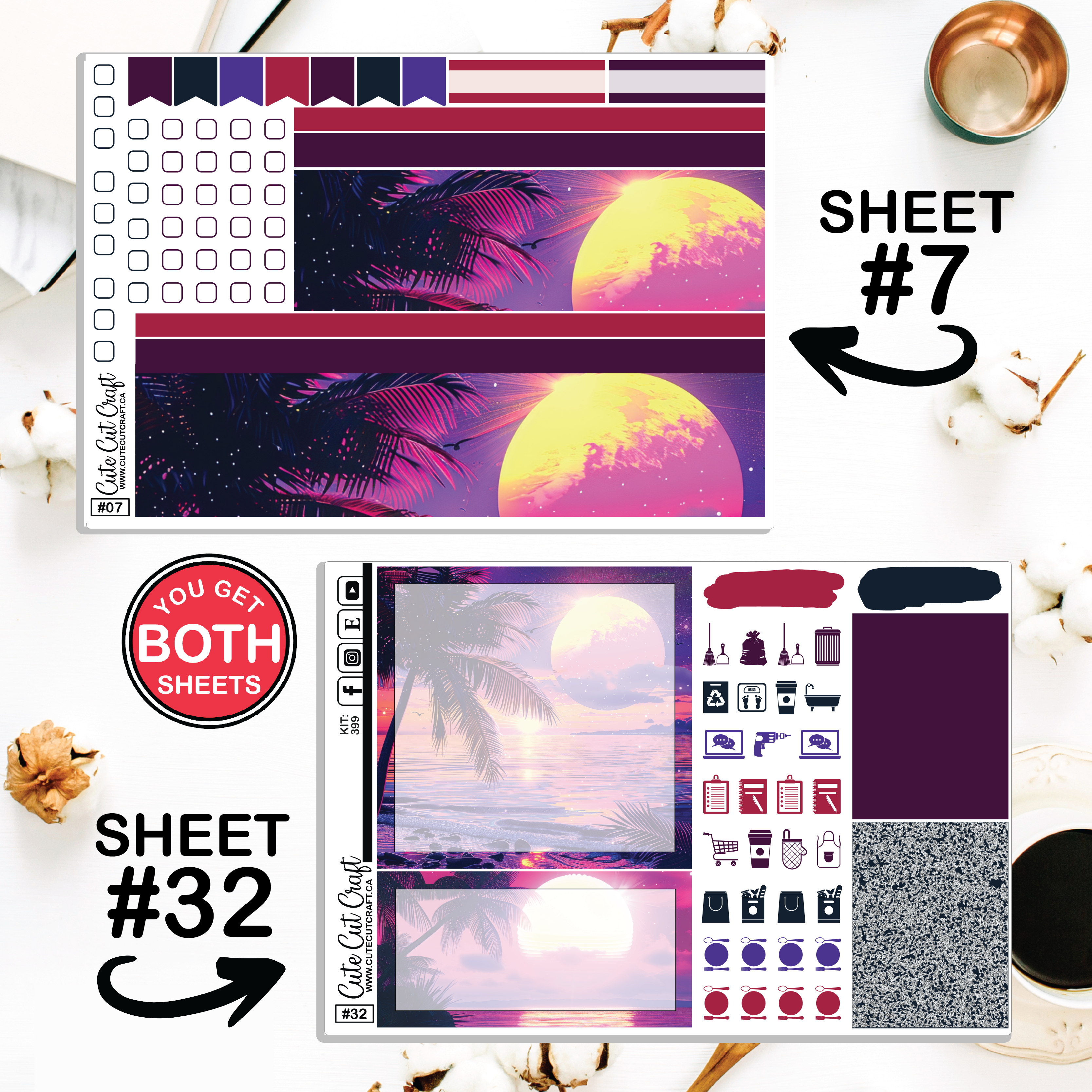 Beach Sunset #399 || ECLP Weekly & Monthly