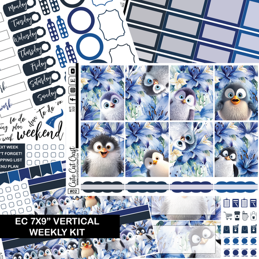 Winter Penguin #322 || EC LifePlanner