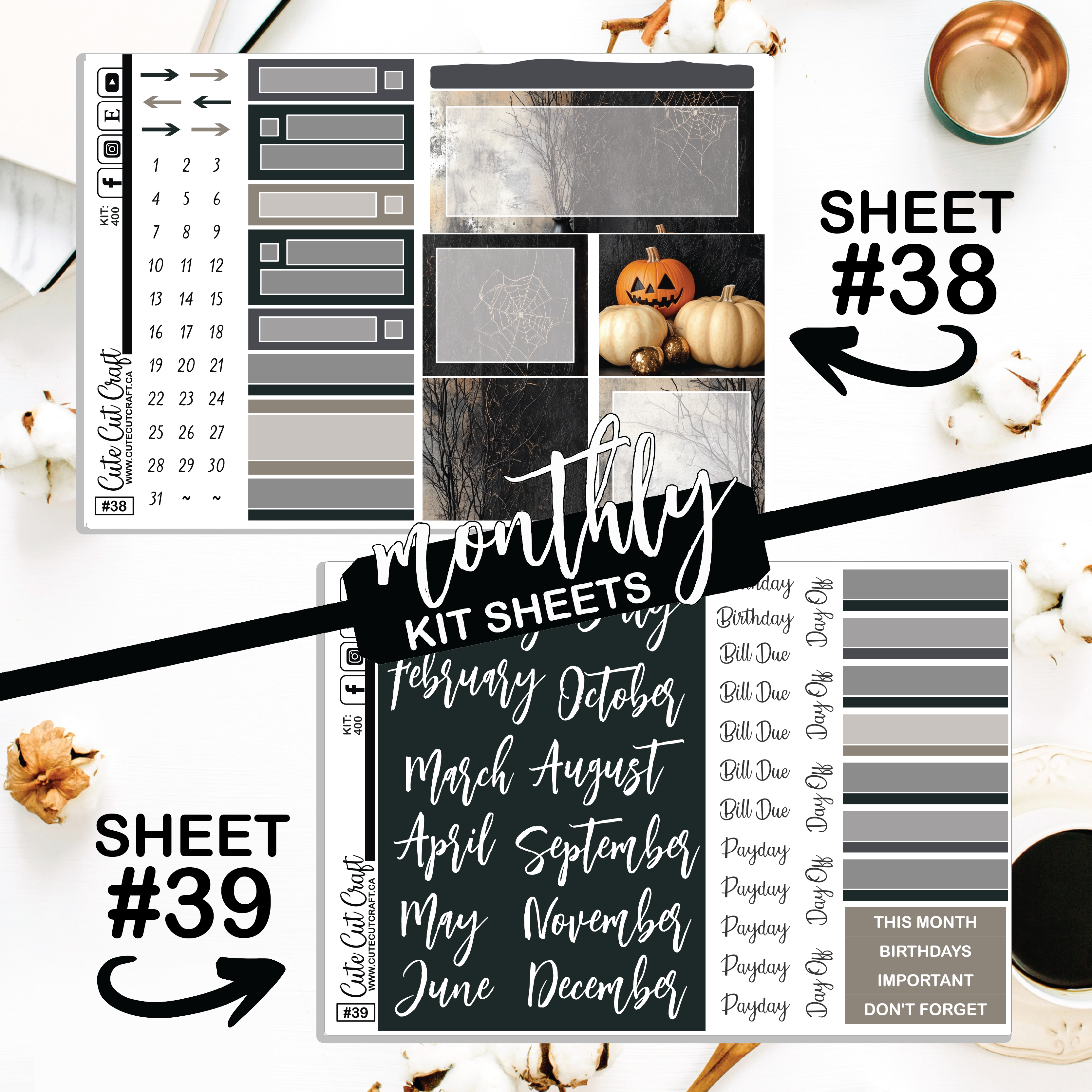 Spooky Fall #400 || ECLP Weekly & Monthly