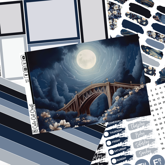 Moonlit Bridges #341 || Extra Sheets