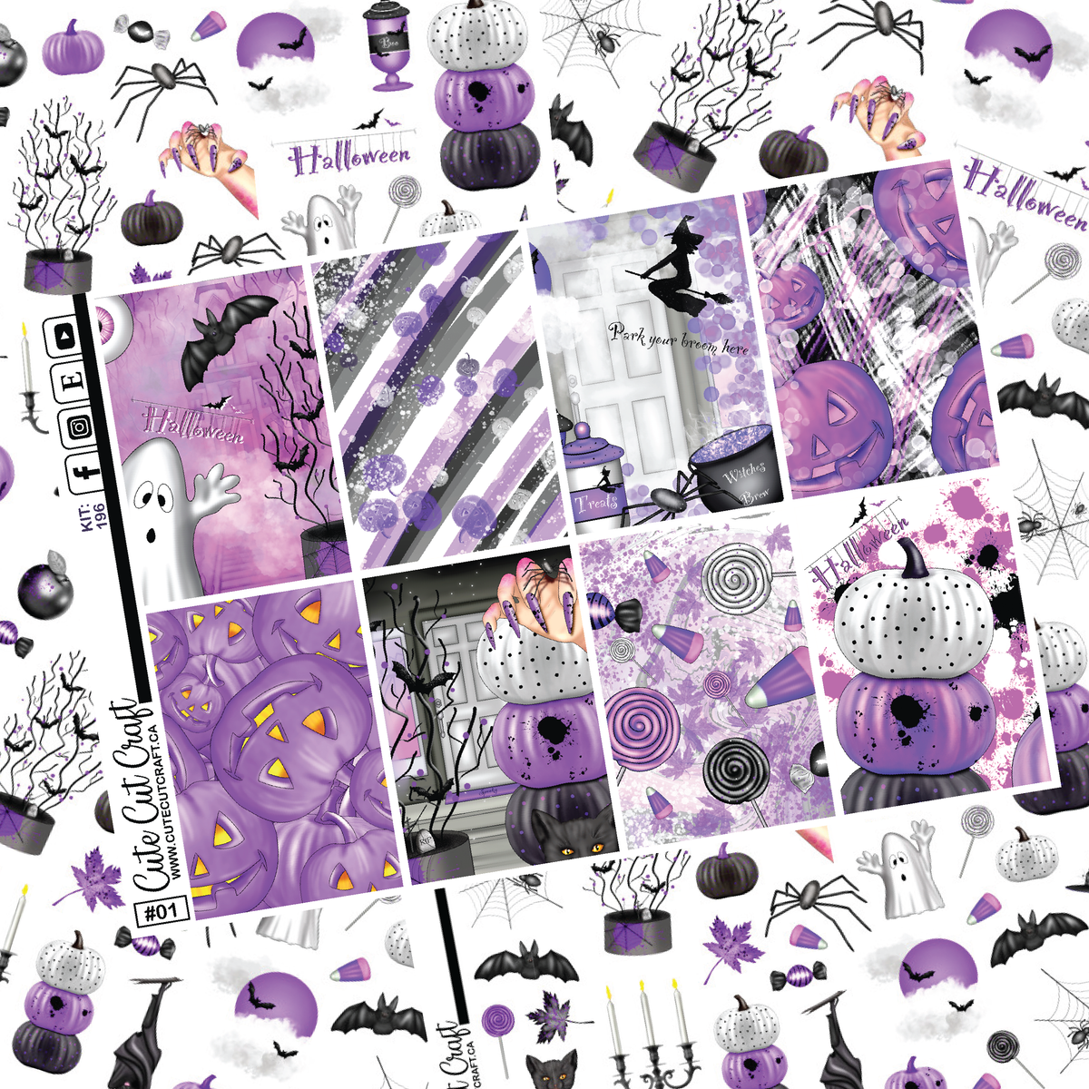 Purple Halloween #196 || Full Boxes & Deco