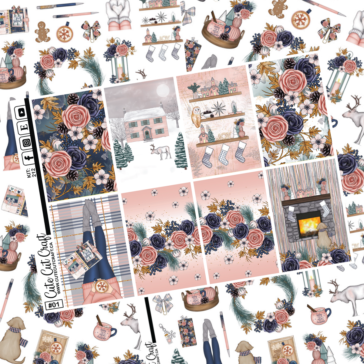 Rosy Cozy #212 || Full Boxes & Deco