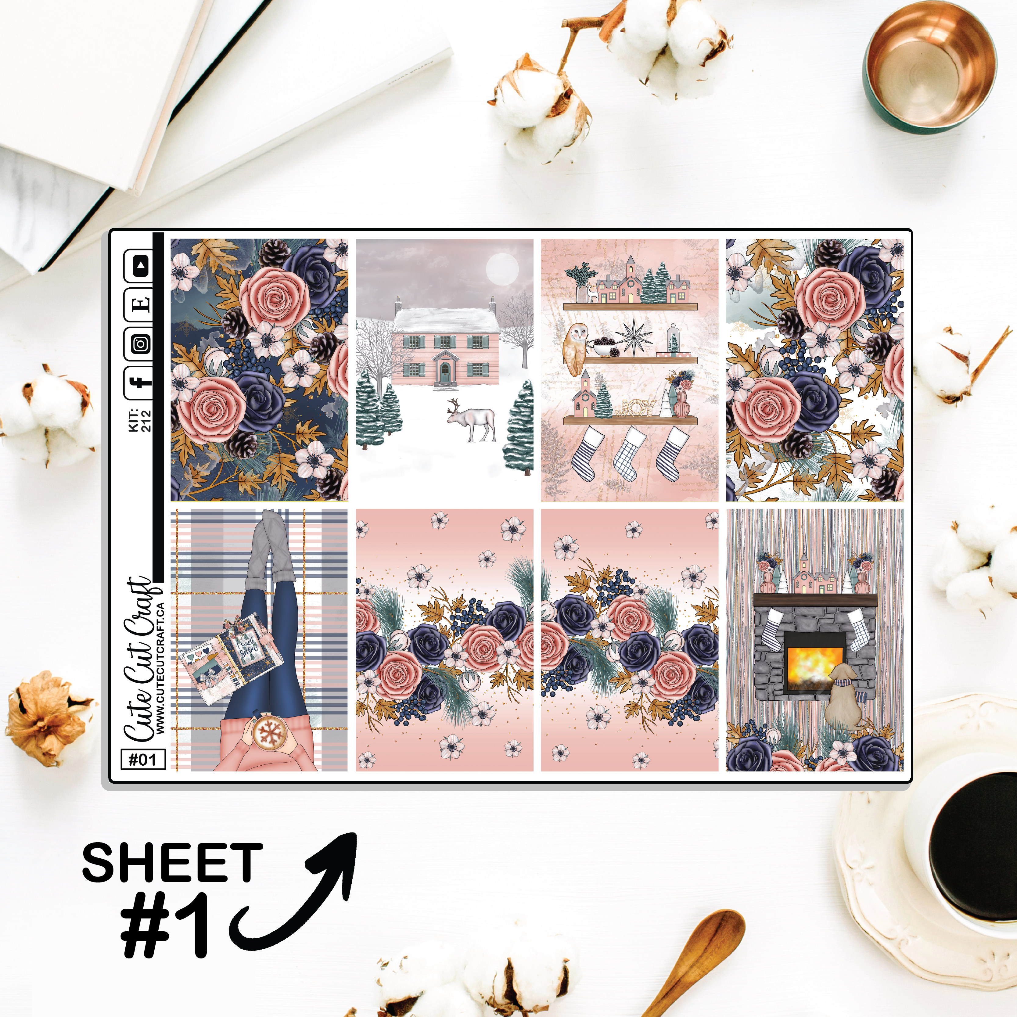 Rosy Cozy #212 || Full Boxes & Deco