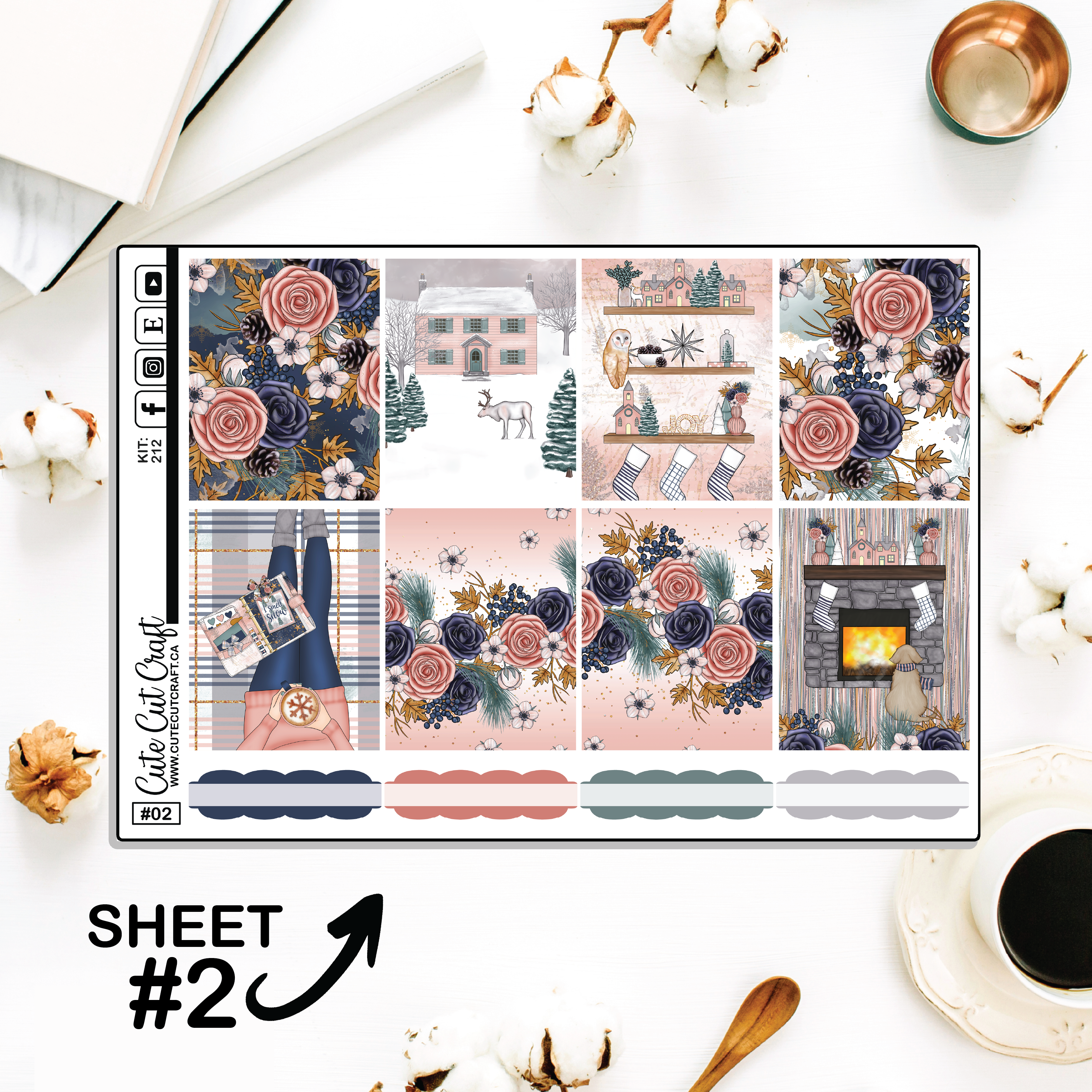 Rosy Cozy #212 || Full Boxes & Deco