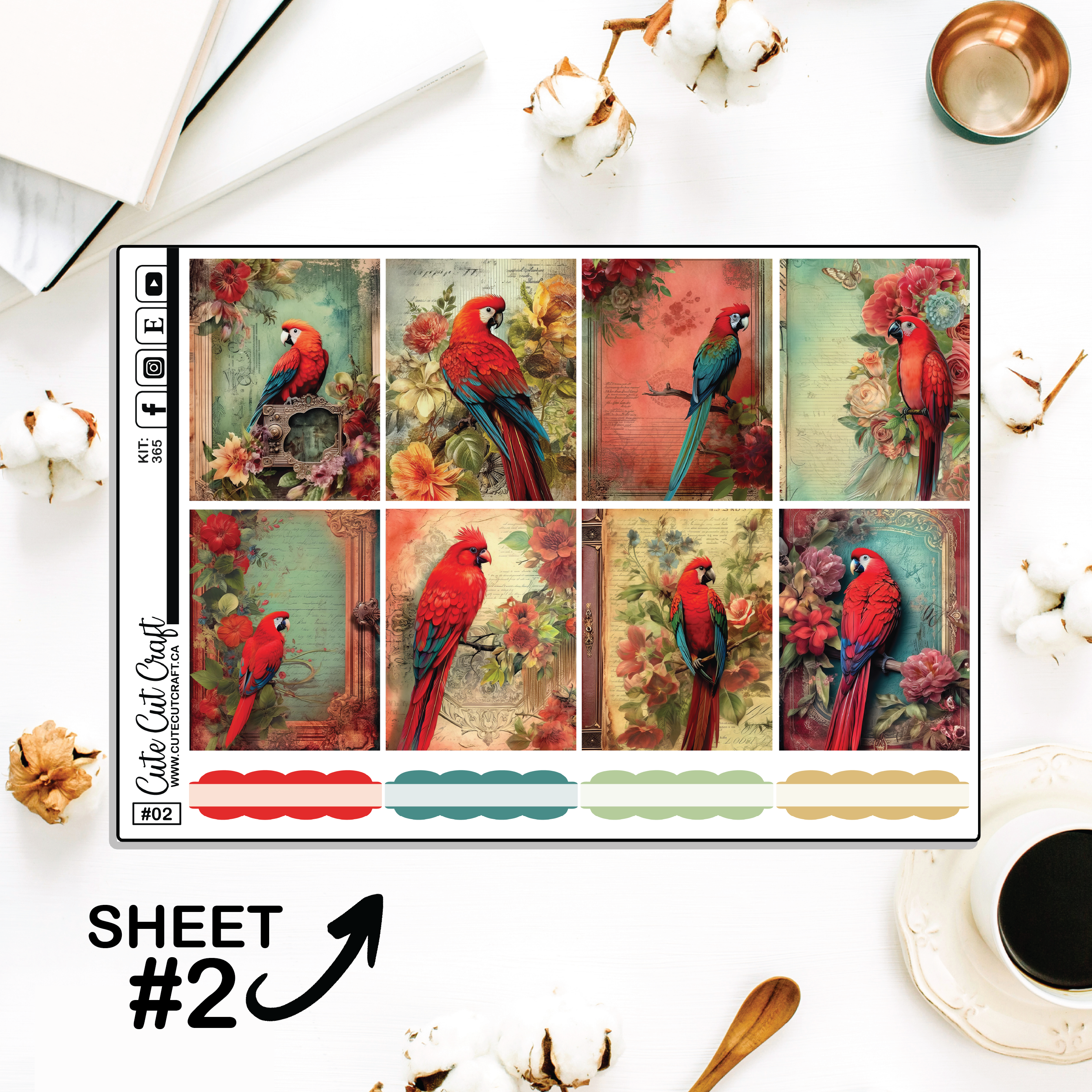 Red Parrot #365 || Full Boxes