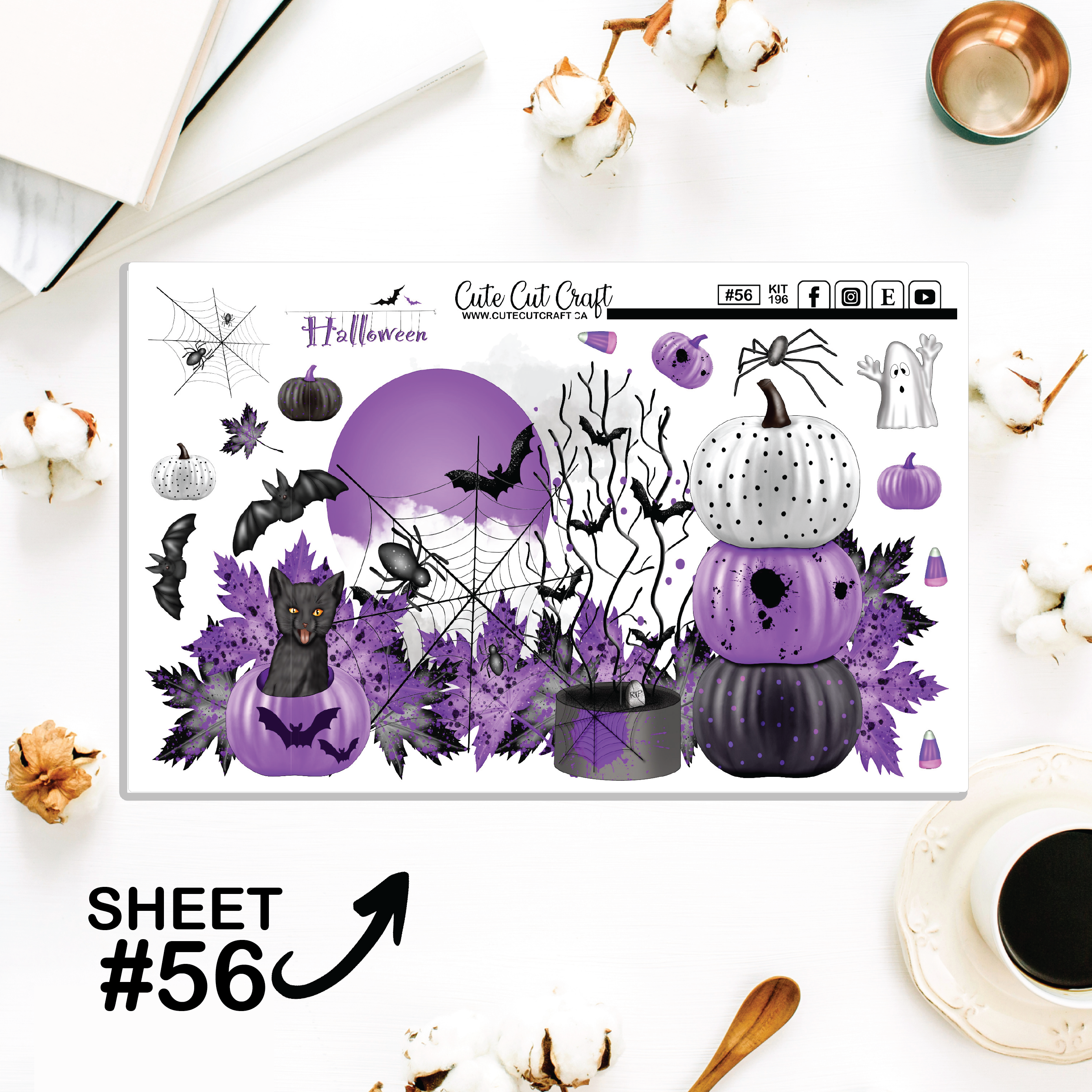 Purple Halloween #196 || Full Boxes & Deco