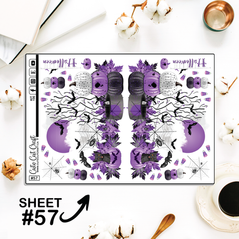 Purple Halloween #196 || Full Boxes & Deco