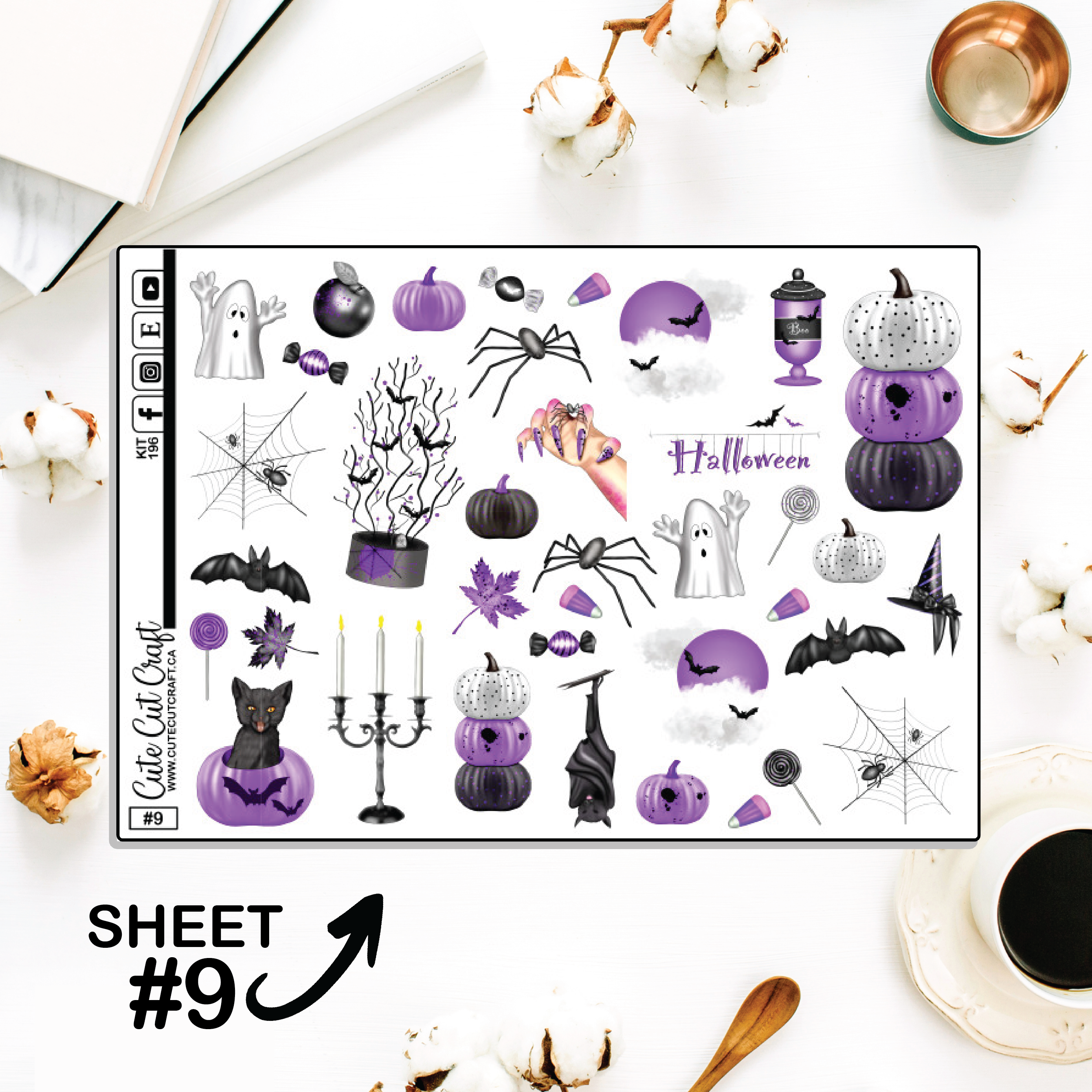 Purple Halloween #196 || Full Boxes & Deco