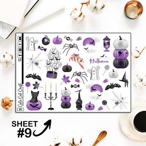 Purple Halloween #196 || Full Boxes & Deco