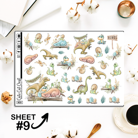 Baby Dino #367 || Journaling Sheets