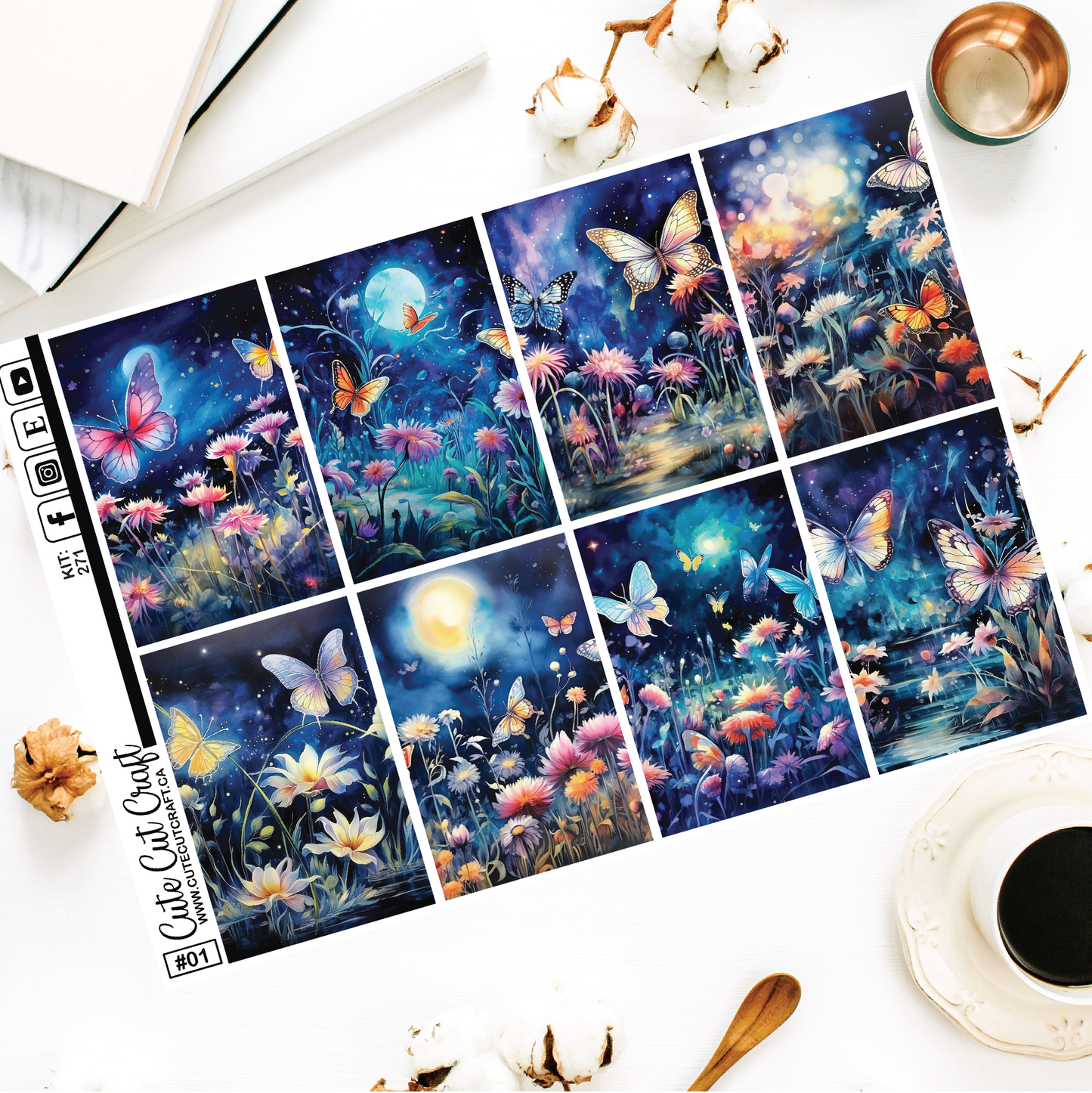 Enchanted Butterfly #271 || Collection Sheets
