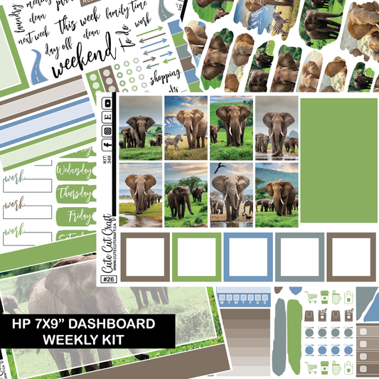Elephant Expedition #349 || HP Dashboard Weekly Kit