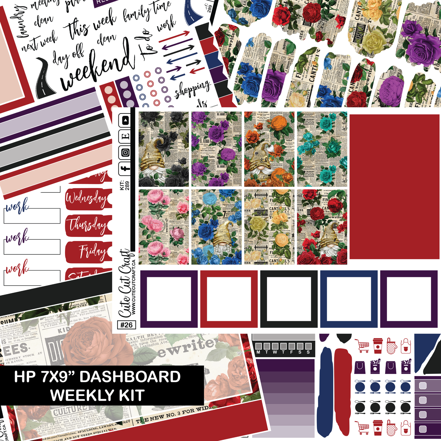 Floral News #289 || HP Dashboard Weekly Kit