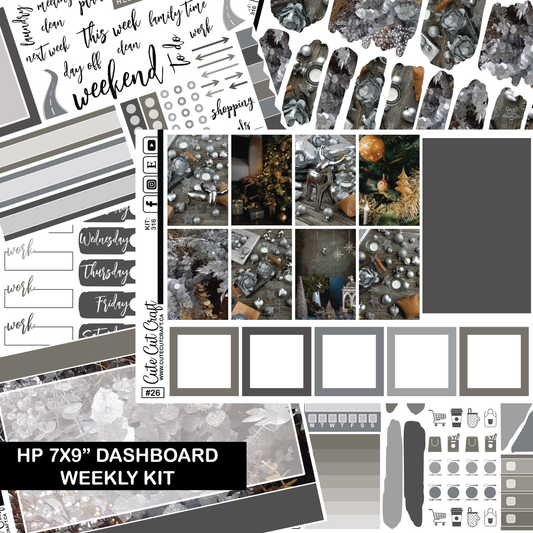 Silver Christmas #316 || HP Dashboard Weekly Kit