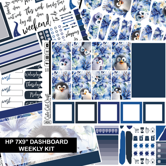Winter Penguin #322 || HP Dashboard Weekly Kit