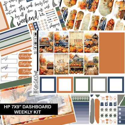 Pumpkin Truck #288 || HP Dashboard Weekly Kit