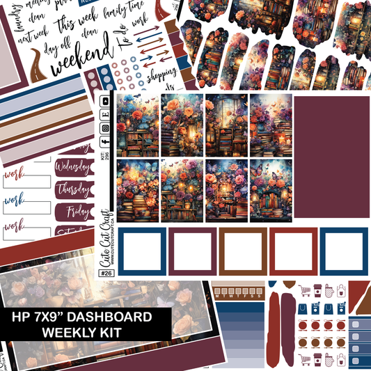 Bookworm #296 || HP Dashboard Weekly Kit