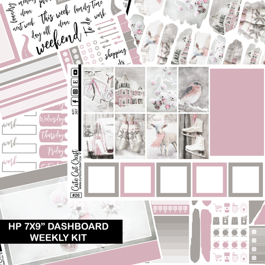 Soft Snow #307 || HP Dashboard Weekly Kit