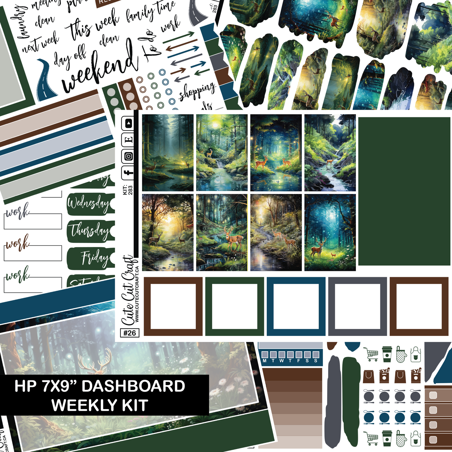 Into The Woods #283 || HP Dashboard Weekly Kit