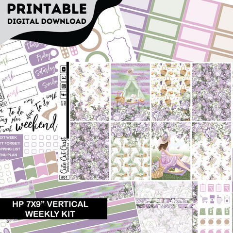 Spring Picnic #268 || CHP Vertical Kit [PRINTABLE]