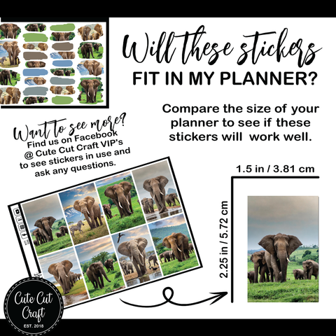 Elephant Expedition #349 || CHP Vertical Kit [PRINTABLE]