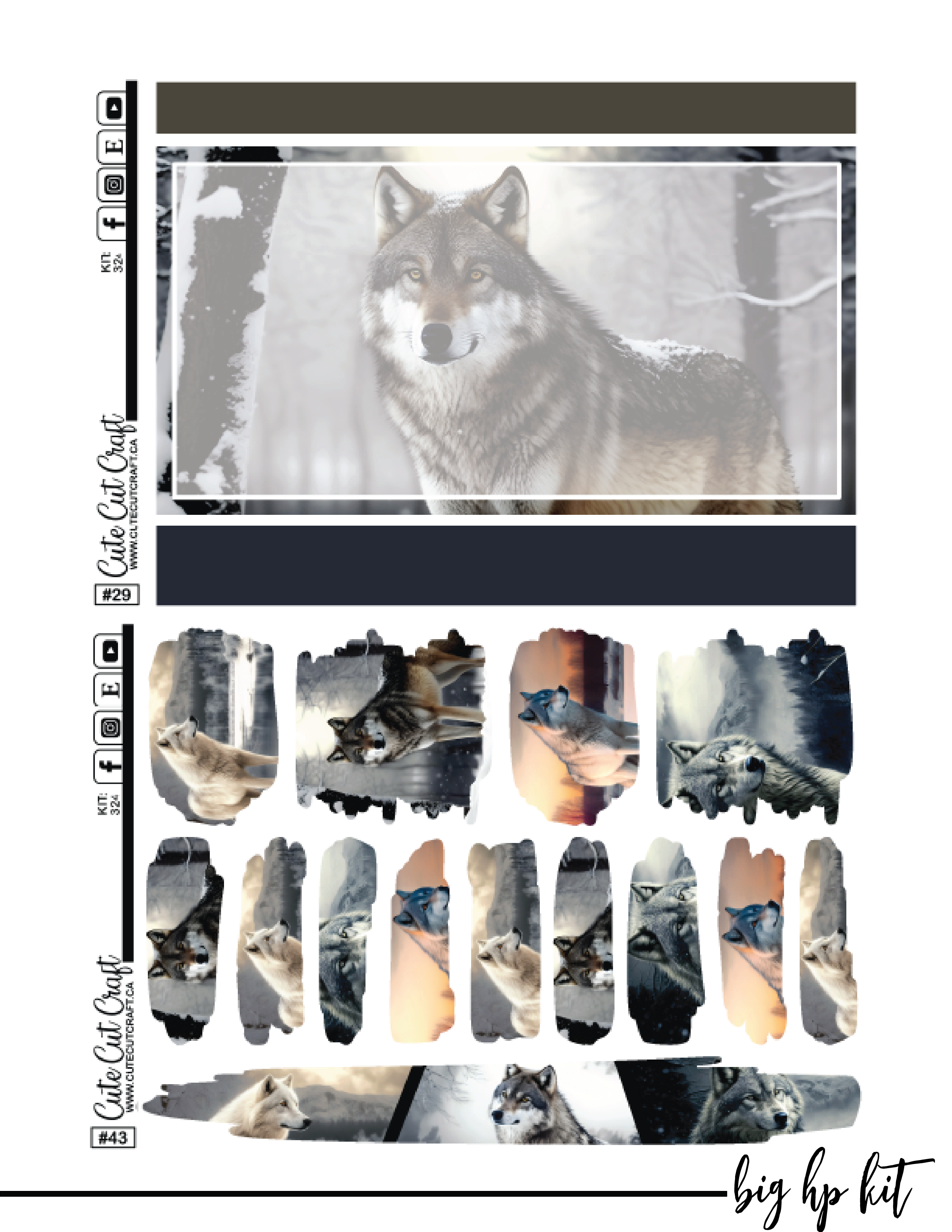 Winter Wolf #324 || Complete Collection [PRINTABLE]