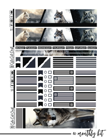 Winter Wolf #324 || ECLP Kit [PRINTABLE]