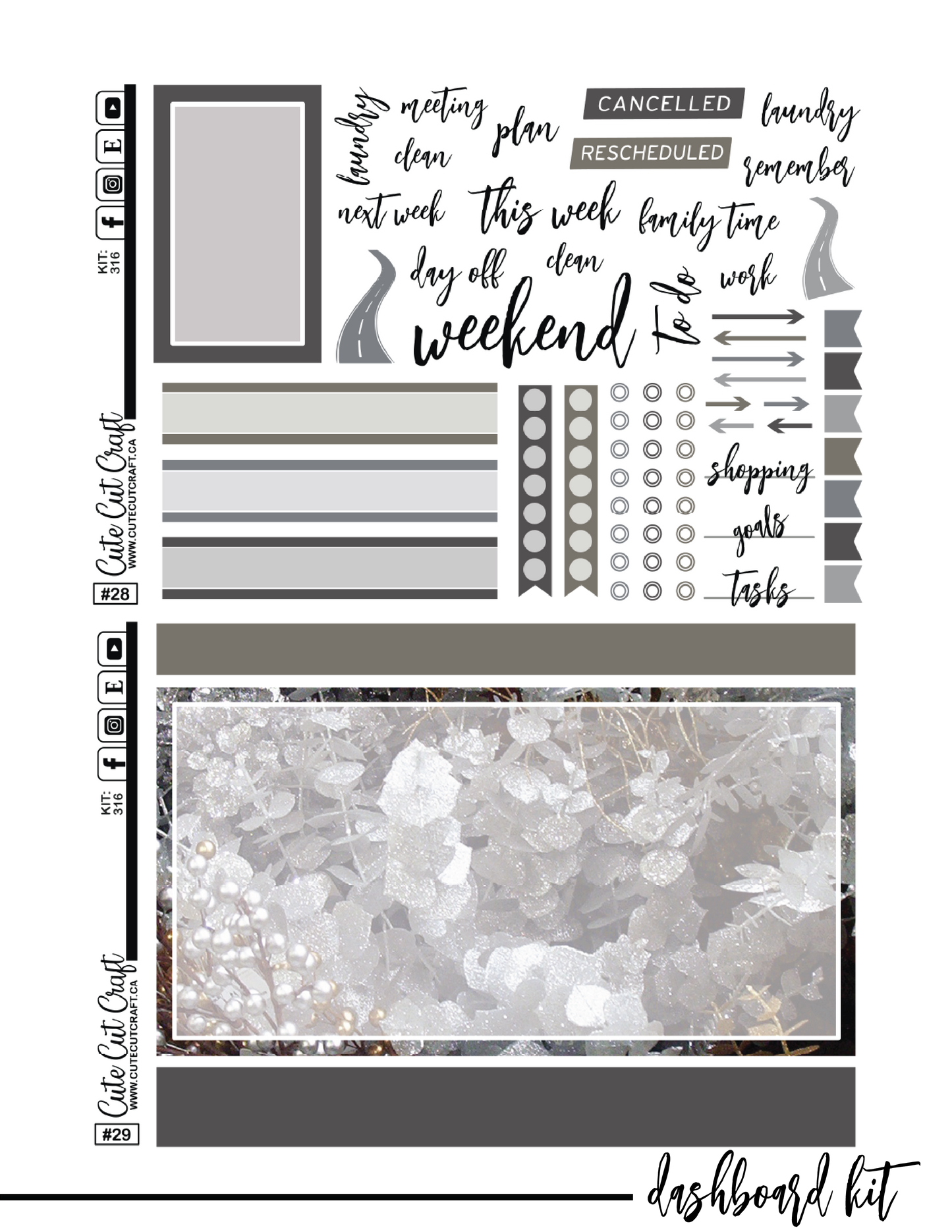 Silver Christmas #316 || Complete Collection [PRINTABLE]
