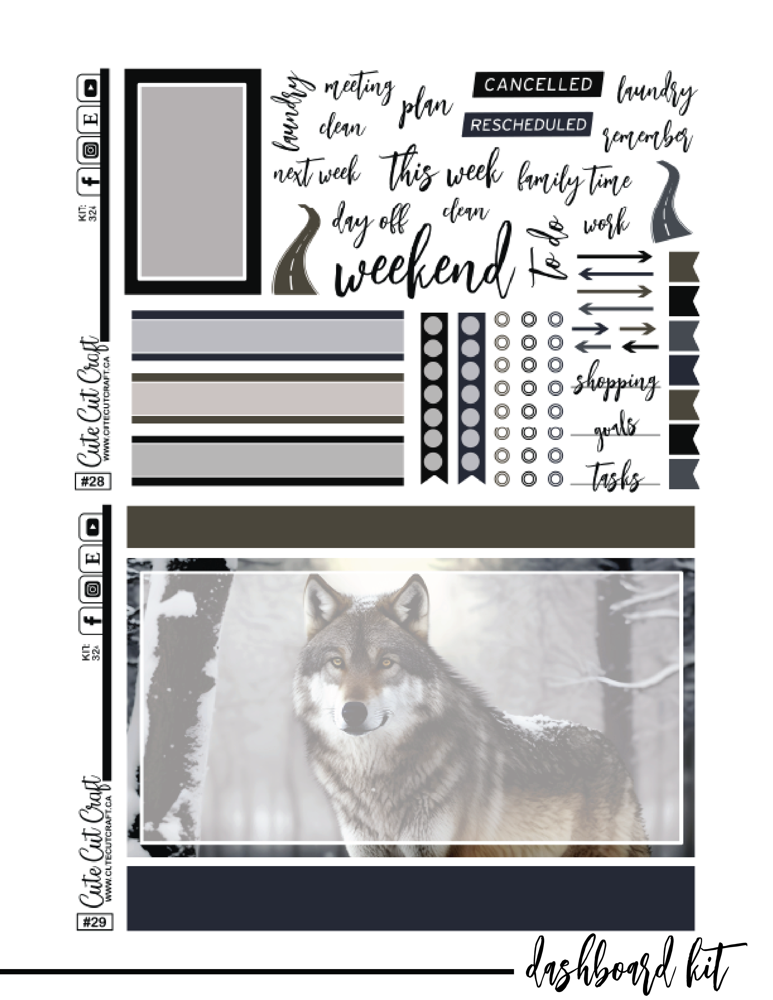 Winter Wolf #324 || Complete Collection [PRINTABLE]