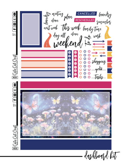 Enchanted Butterfly #271 || CHP Dashboard Kit [PRINTABLE]