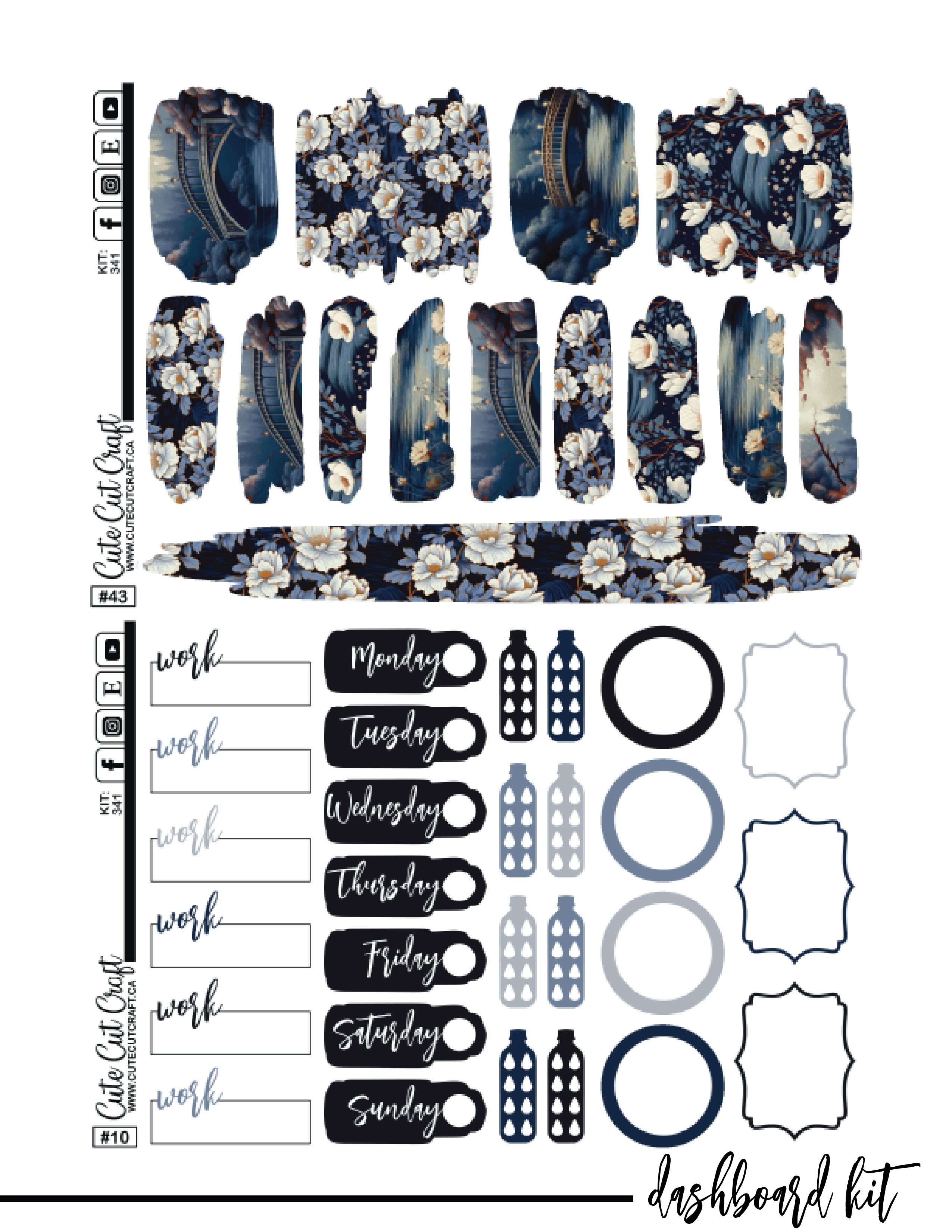 Moonlit Bridges #341 || Complete Collection [PRINTABLE]