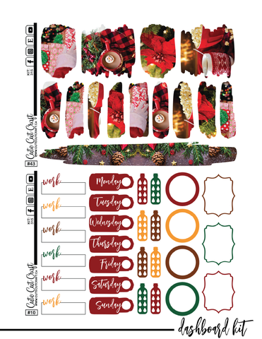 Classic Christmas #315 || CHP Dashboard Kit [PRINTABLE]