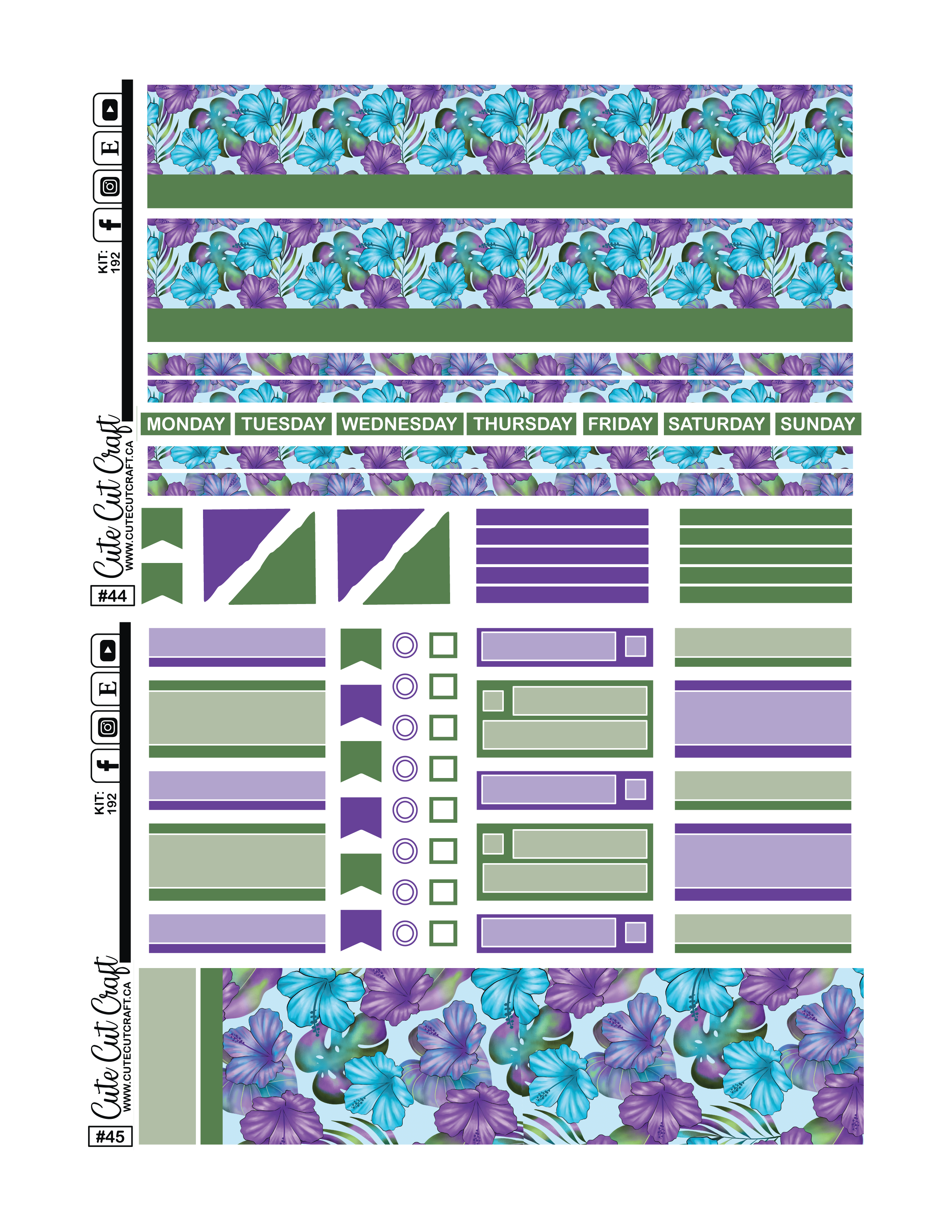 Zebra #192 || CHP Dashboard Kit [PRINTABLE]