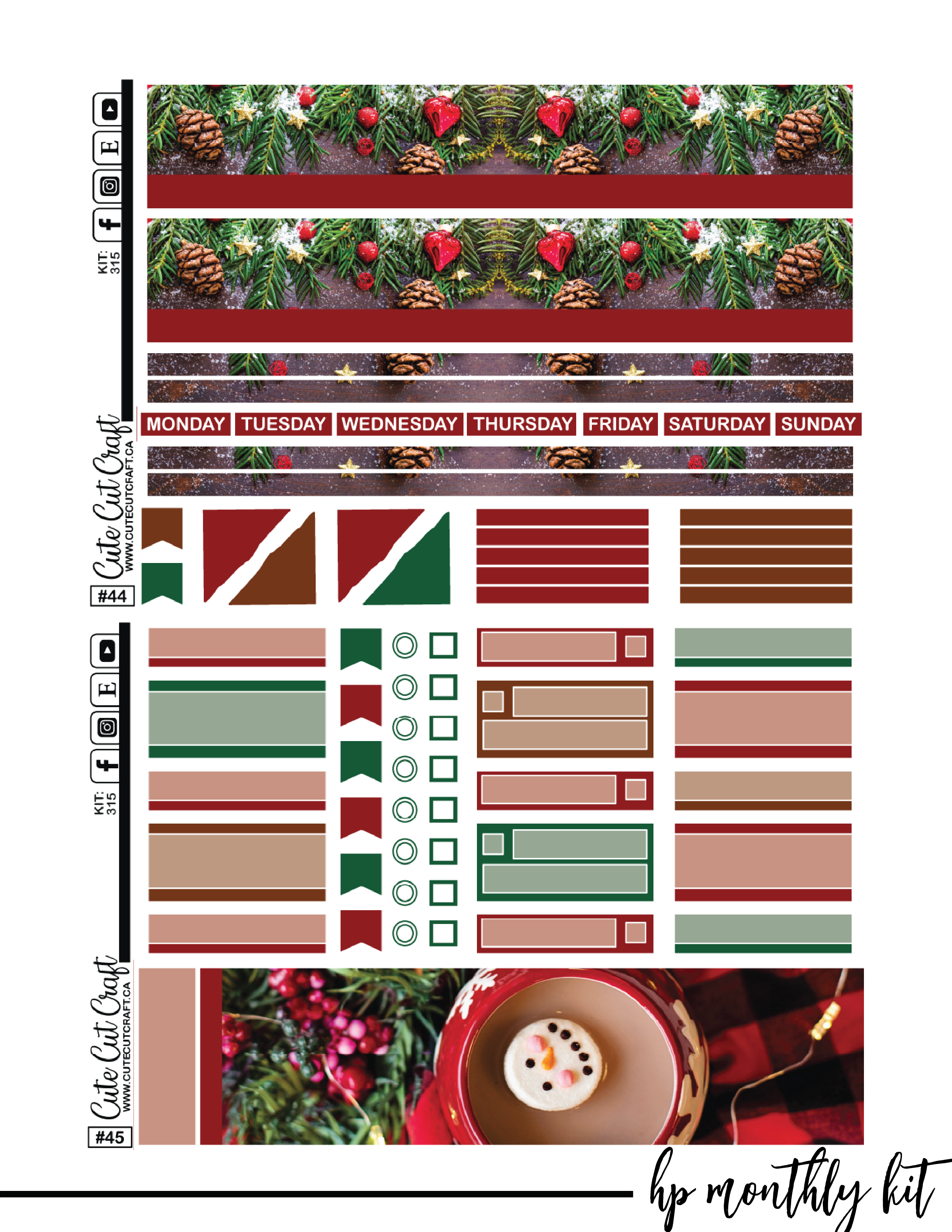 Classic Christmas #315 || CHP Vertical Kit [PRINTABLE]