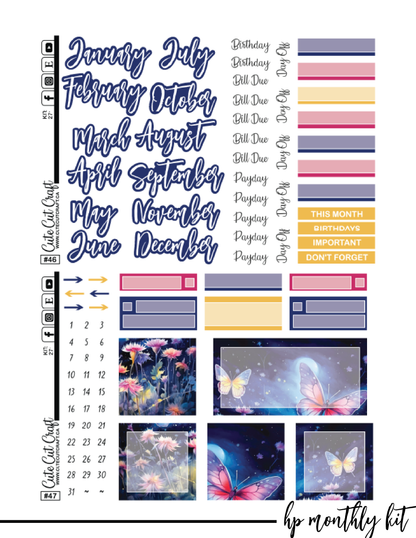 Enchanted Butterfly #271 || CHP Dashboard Kit [PRINTABLE]